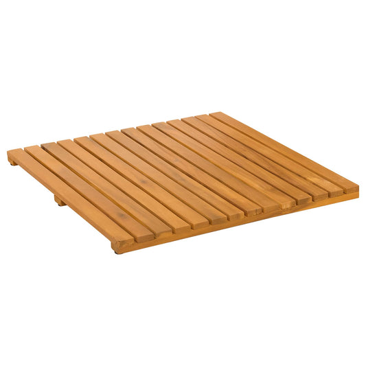 Badematte Ensfarget Brun 50 x 50 cm tre