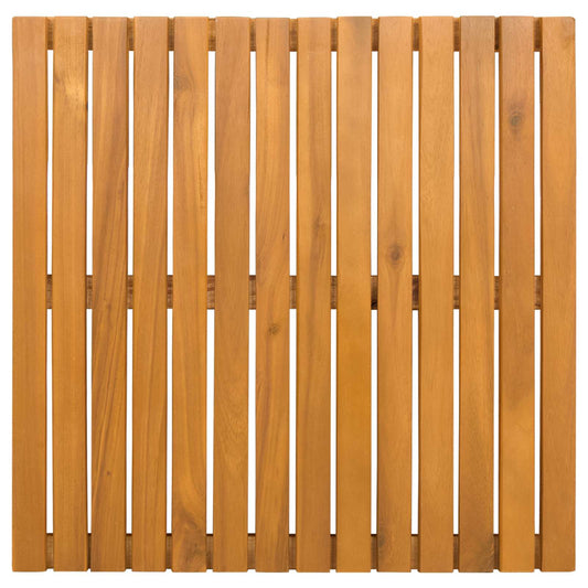 Badematte Ensfarget Brun 50 x 50 cm tre