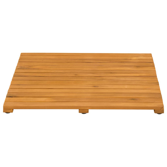 Badematte Ensfarget Brun 50 x 50 cm tre