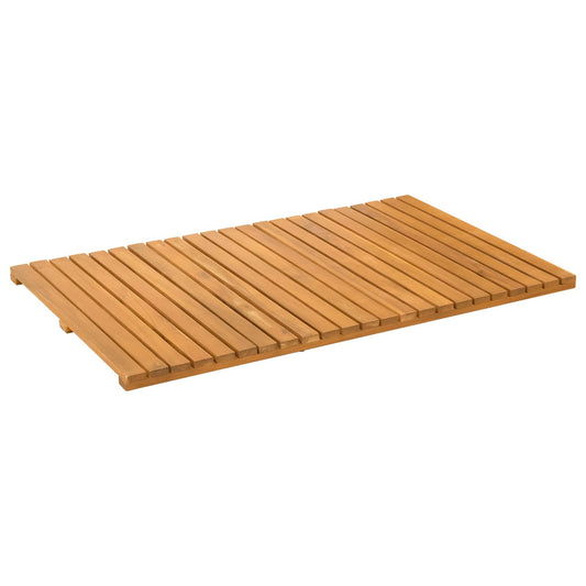 Badematte Ensfarget Brun 80 x 50 cm tre