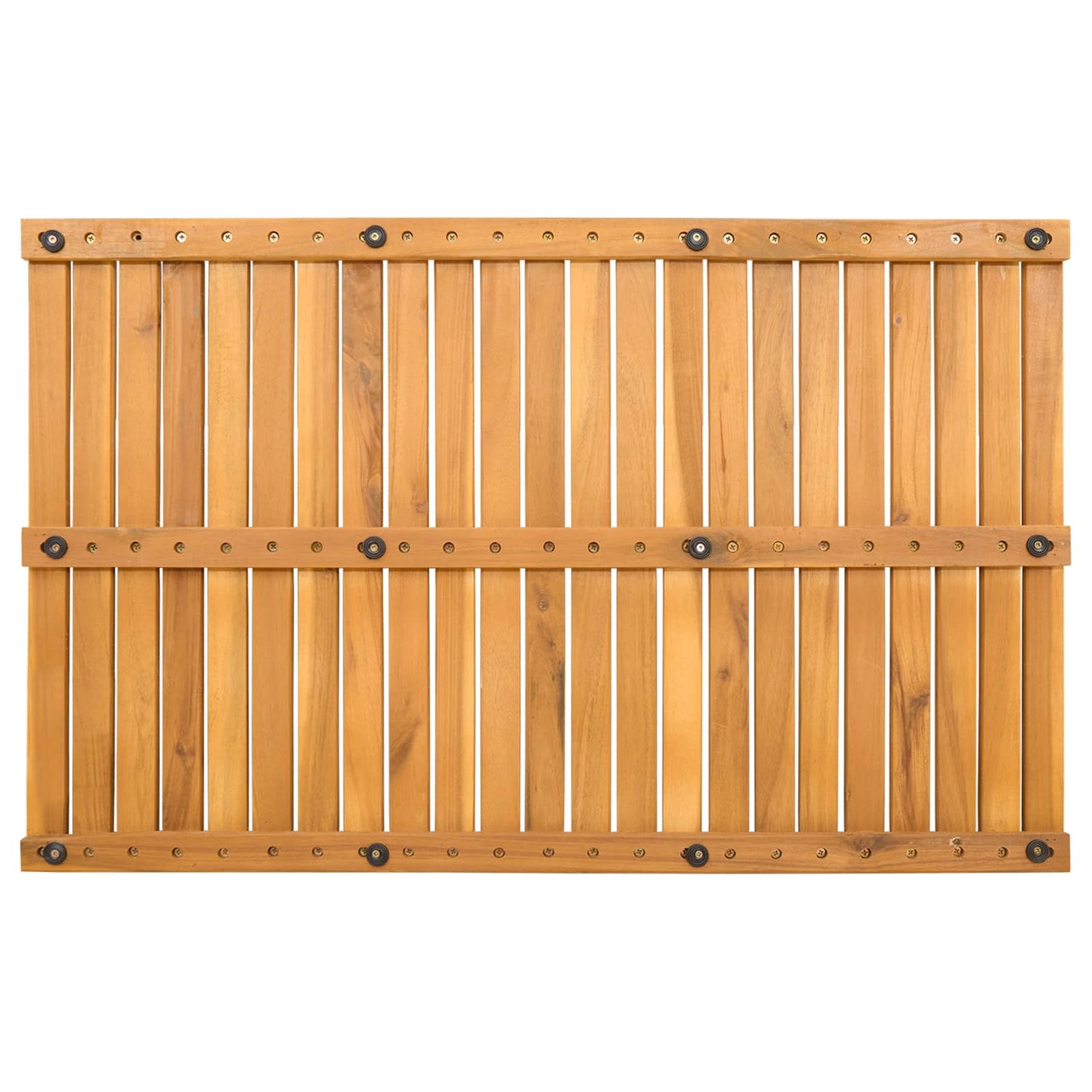 Badematte Ensfarget Brun 80 x 50 cm Solid akasietre