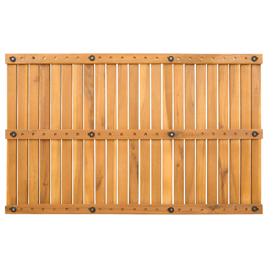 Badematte Ensfarget Brun 80 x 50 cm tre