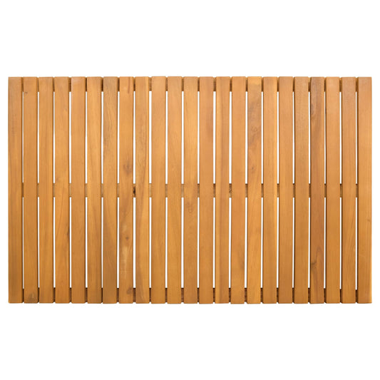 Badematte Ensfarget Brun 80 x 50 cm tre