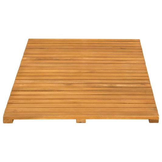 Badematte Ensfarget Brun 80 x 50 cm tre
