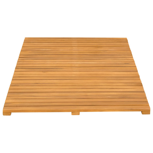 Badematte Ensfarget Brun 100 x 55 cm tre