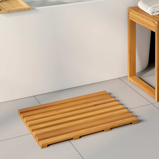 Badematte Ensfarget Brun 56 x 37 x 2,5 cm tre