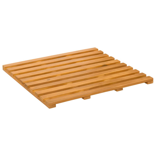 Badematte Ensfarget Brun 50 x 48 x 2,5 cm tre