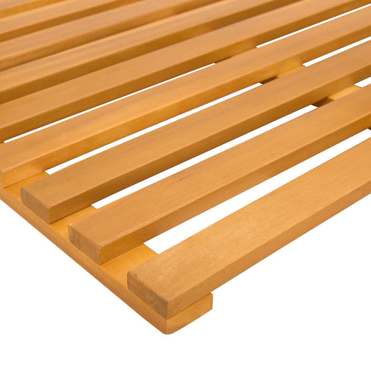Badematte Ensfarget Brun 80 x 48 x 2,5 cm tre