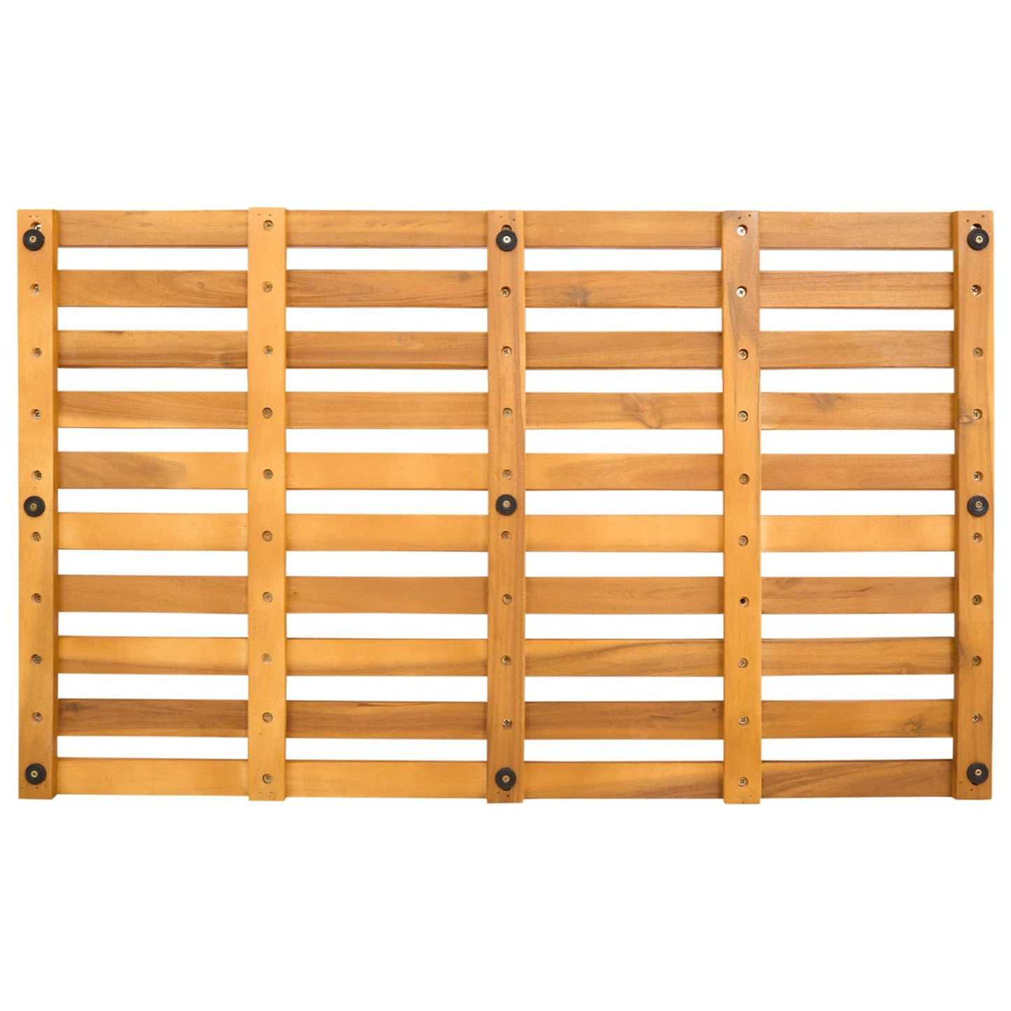 Badematte Ensfarget Brun 80 x 48 x 2,5 cm Solid akasietre