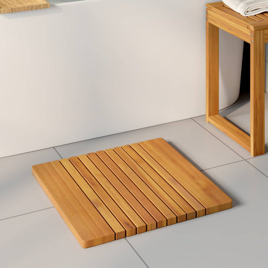 Badematte Ensfarget Brun 52 x 50 cm tre