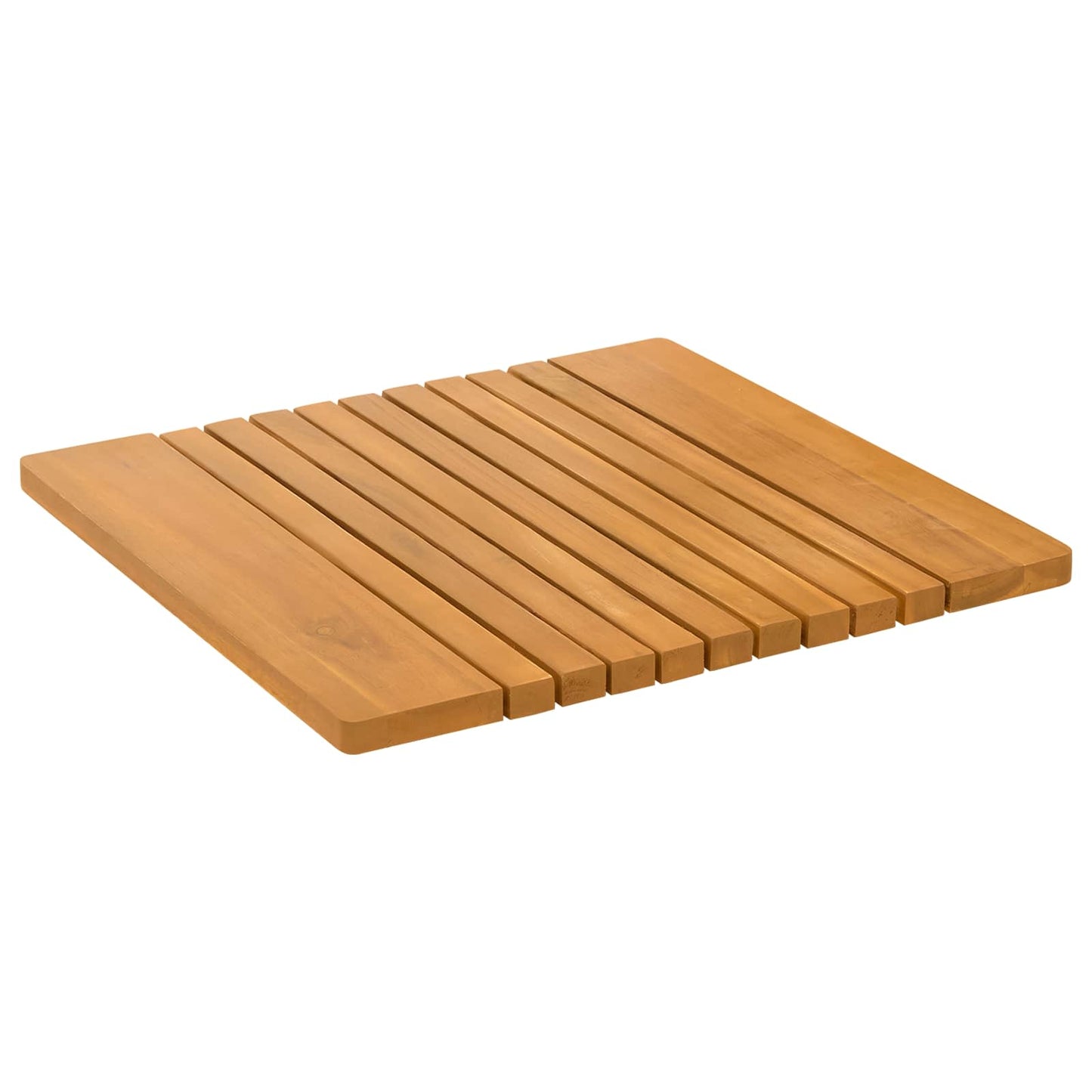 Badematte Ensfarget Brun 52 x 50 cm tre