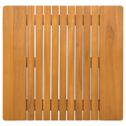 Badematte Ensfarget Brun 52 x 50 cm tre