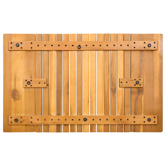 Badematte Ensfarget Brun 81 x 50 cm tre
