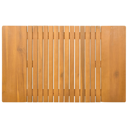 Badematte Ensfarget Brun 81 x 50 cm tre
