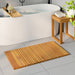 Badematte Ensfarget Brun 100 x 55 cm tre