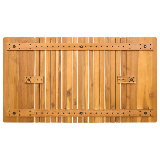 Badematte Ensfarget Brun 100 x 55 cm tre