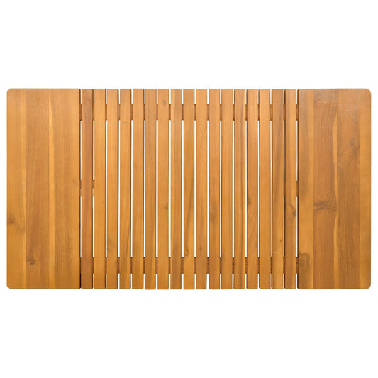 Badematte Ensfarget Brun 100 x 55 cm tre