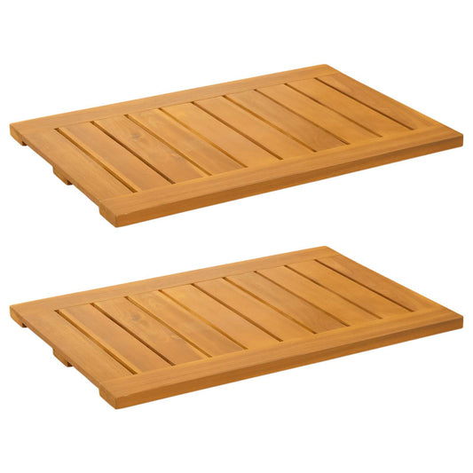 Badematte Ensfarget Brun 60 x 40 cm tre