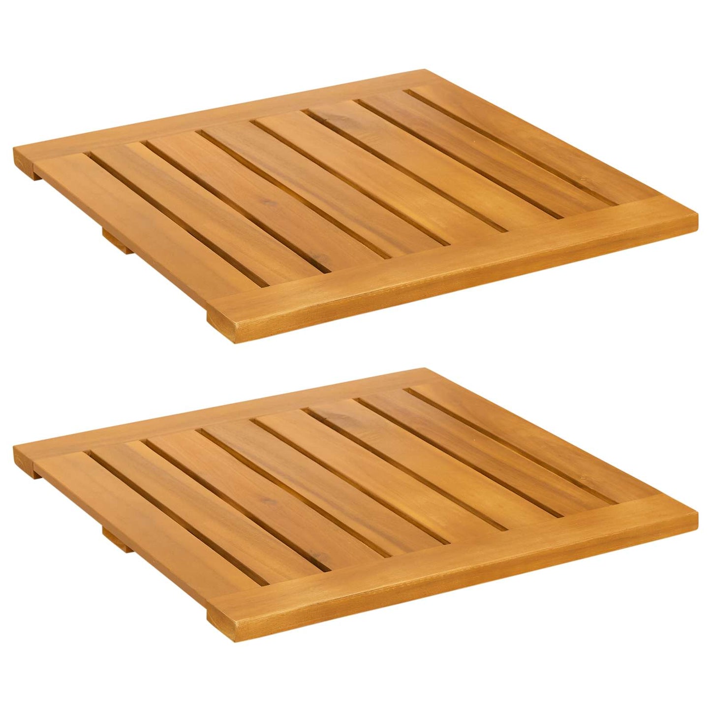 Badematte Ensfarget Brun 50 x 50 cm tre