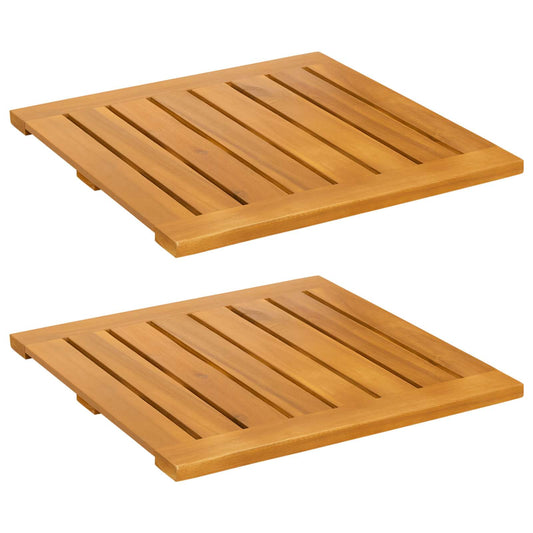 Badematte Ensfarget Brun 50 x 50 cm tre
