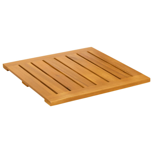 Badematte Ensfarget Brun 50 x 50 cm tre