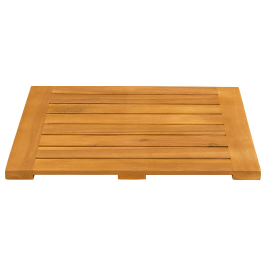 Badematte Ensfarget Brun 50 x 50 cm tre