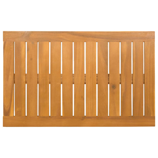 Badematte Ensfarget Brun 80 x 50 cm tre