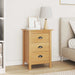 Nattbordskap HILL Honning brun 46 x 35 x 65 cm Massiv furu