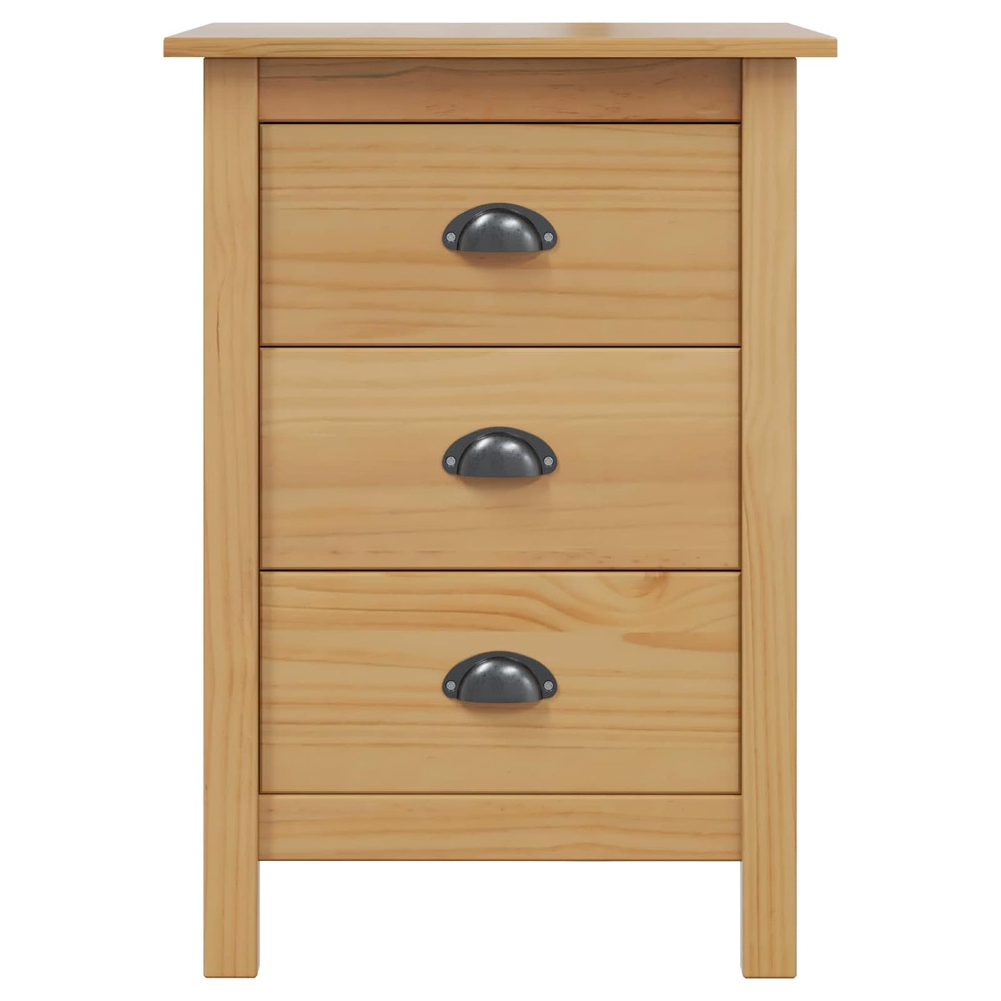 Nattbordskap HILL Honning brun 46 x 35 x 65 cm Massiv furu
