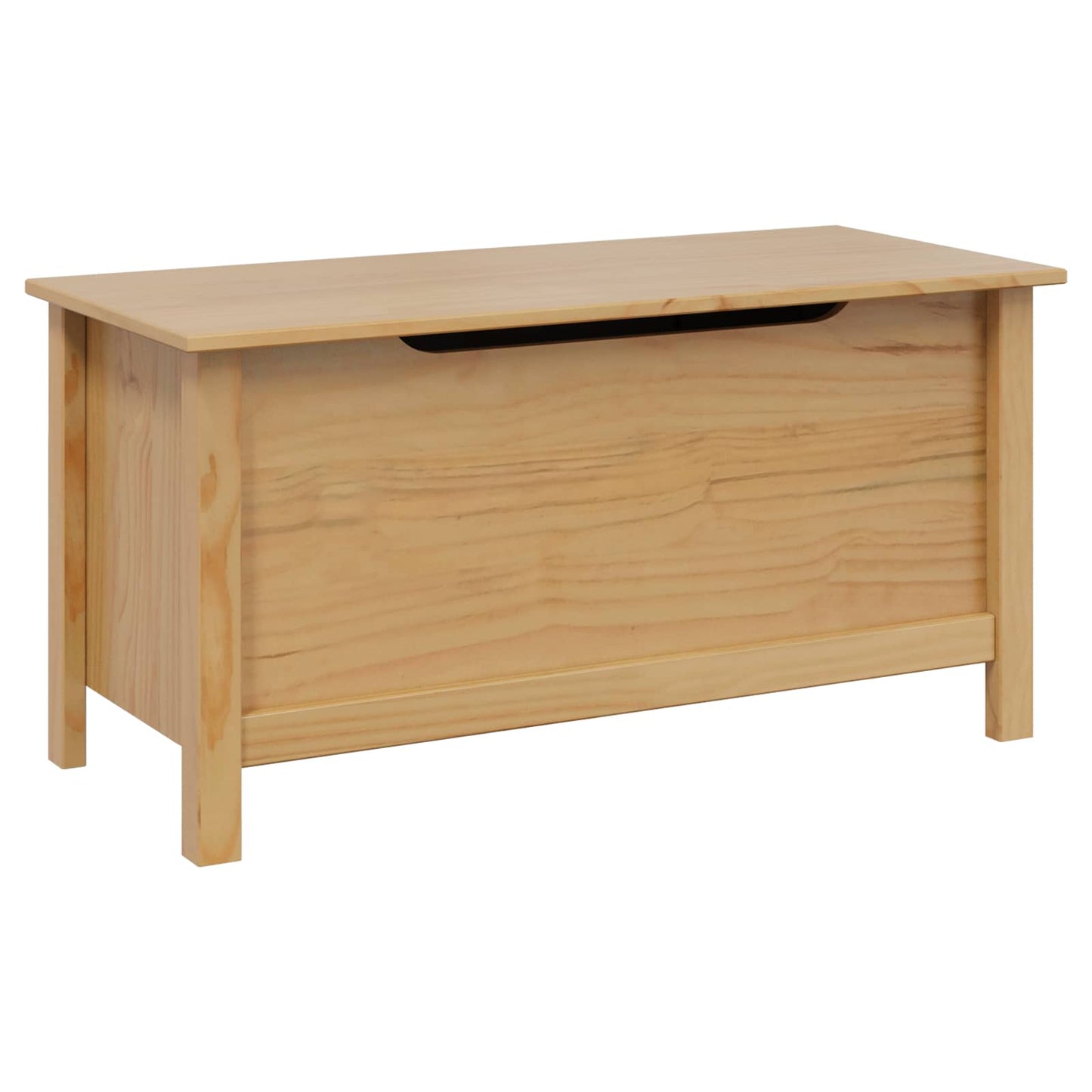 Lagringsboks HILL Honning brun 90 x 40 x 45 cm Massiv furu