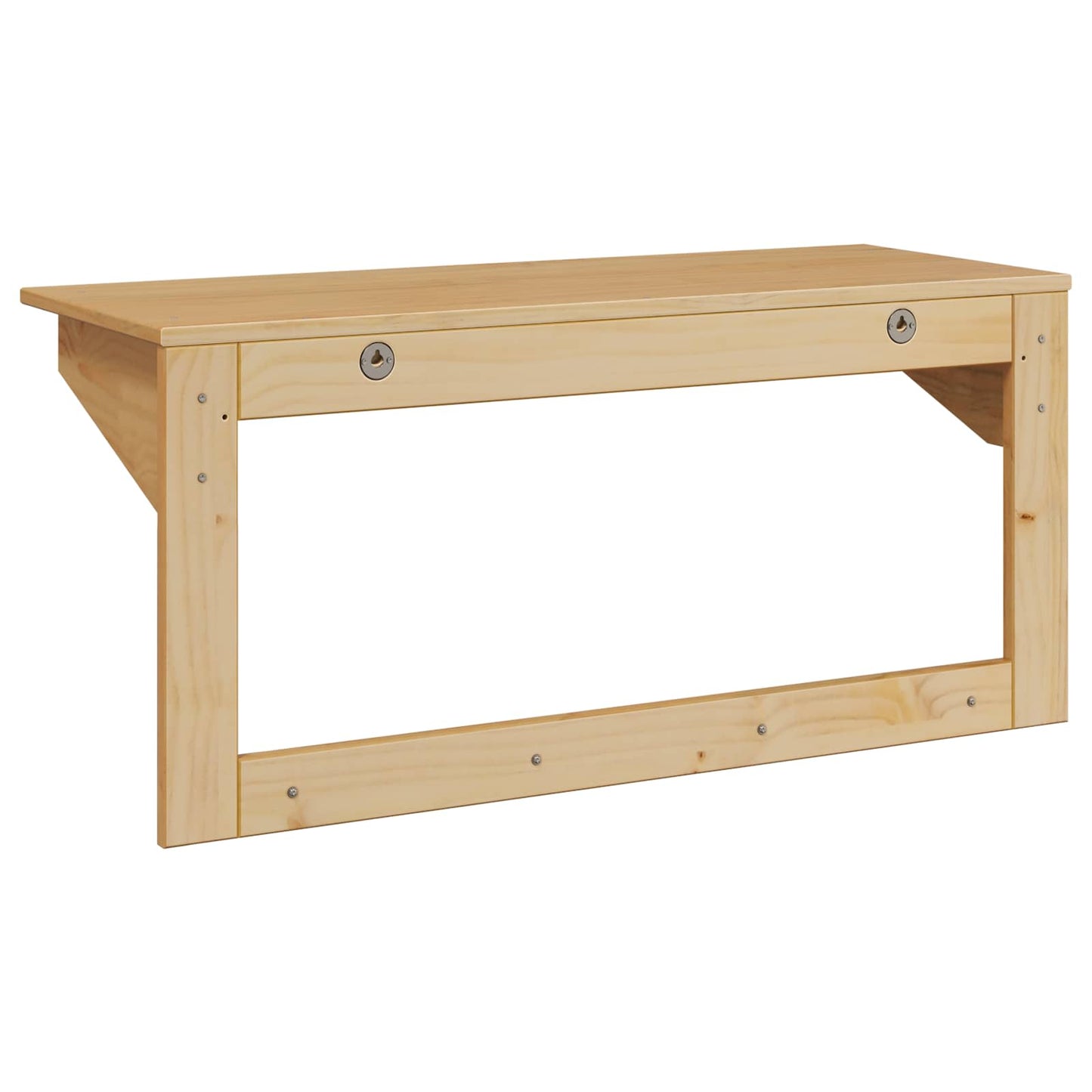 Kleshenger Honning brun 90 x 35 x 41.5 cm Massiv furu vidaXL
