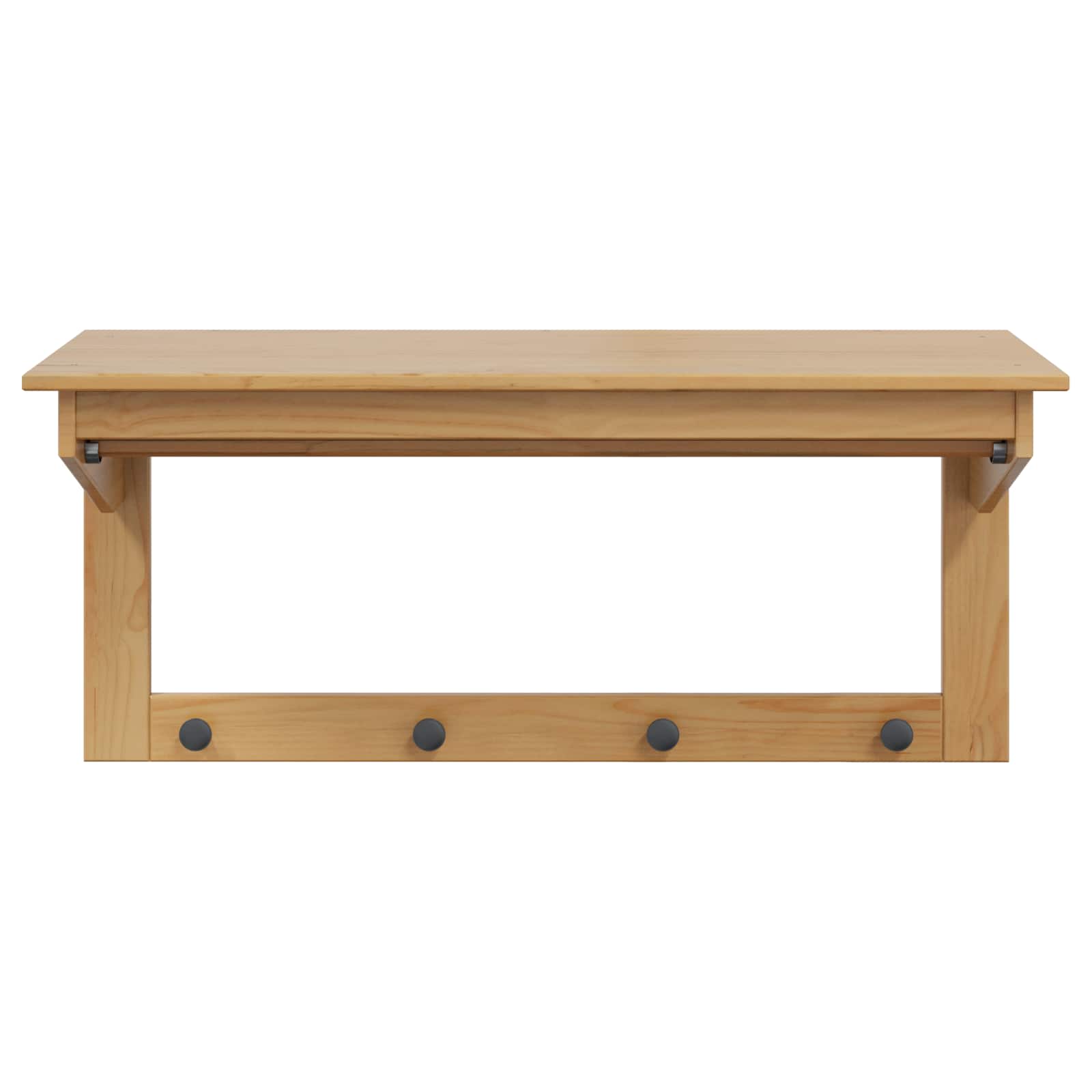 Kleshenger Honning brun 90 x 35 x 41.5 cm Massiv furu vidaXL
