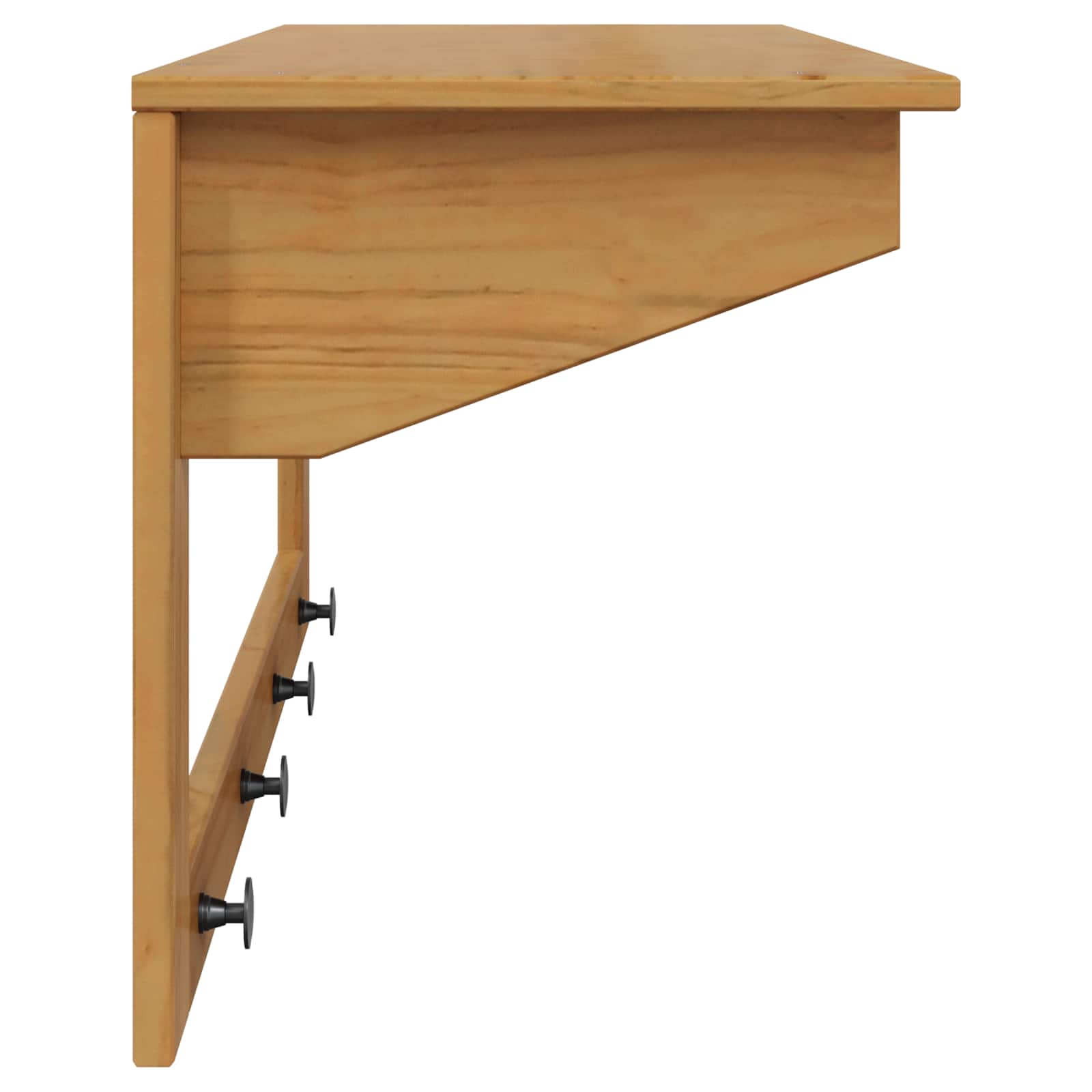 Kleshenger Honning brun 90 x 35 x 41.5 cm Massiv furu vidaXL