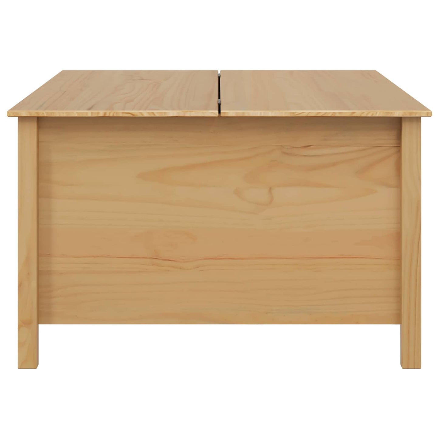 Kaffebord Honning brun 79.5 x 79.5 x 49 cm Massiv furu vidaXL