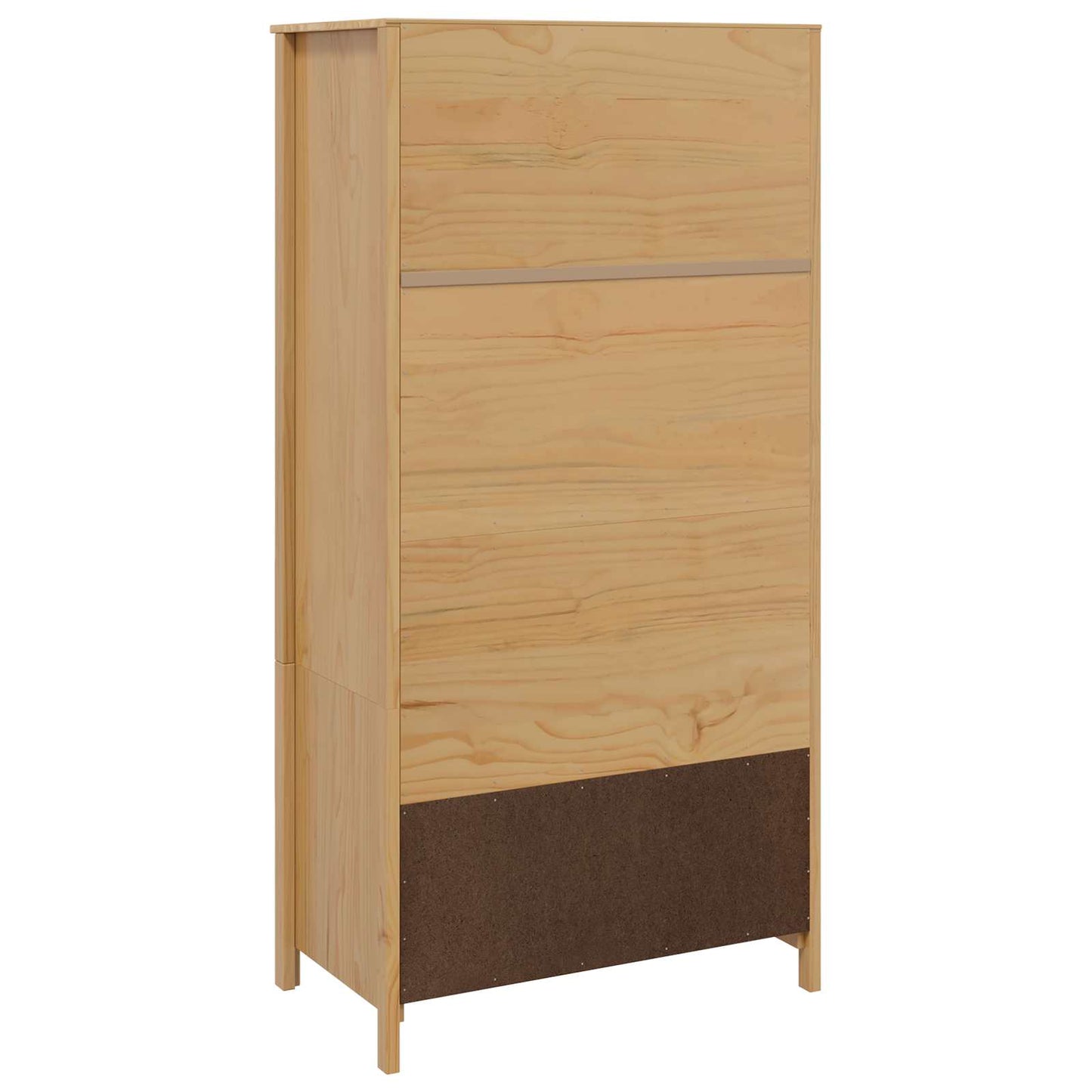 Garderobeskap HILL Honning brun 84 x 50 x 170 cm Massiv furu