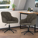 Spisestuestol 2 pcs Mørkegrå 55 x 59,5 x 77 cm Fløyel vidaXL