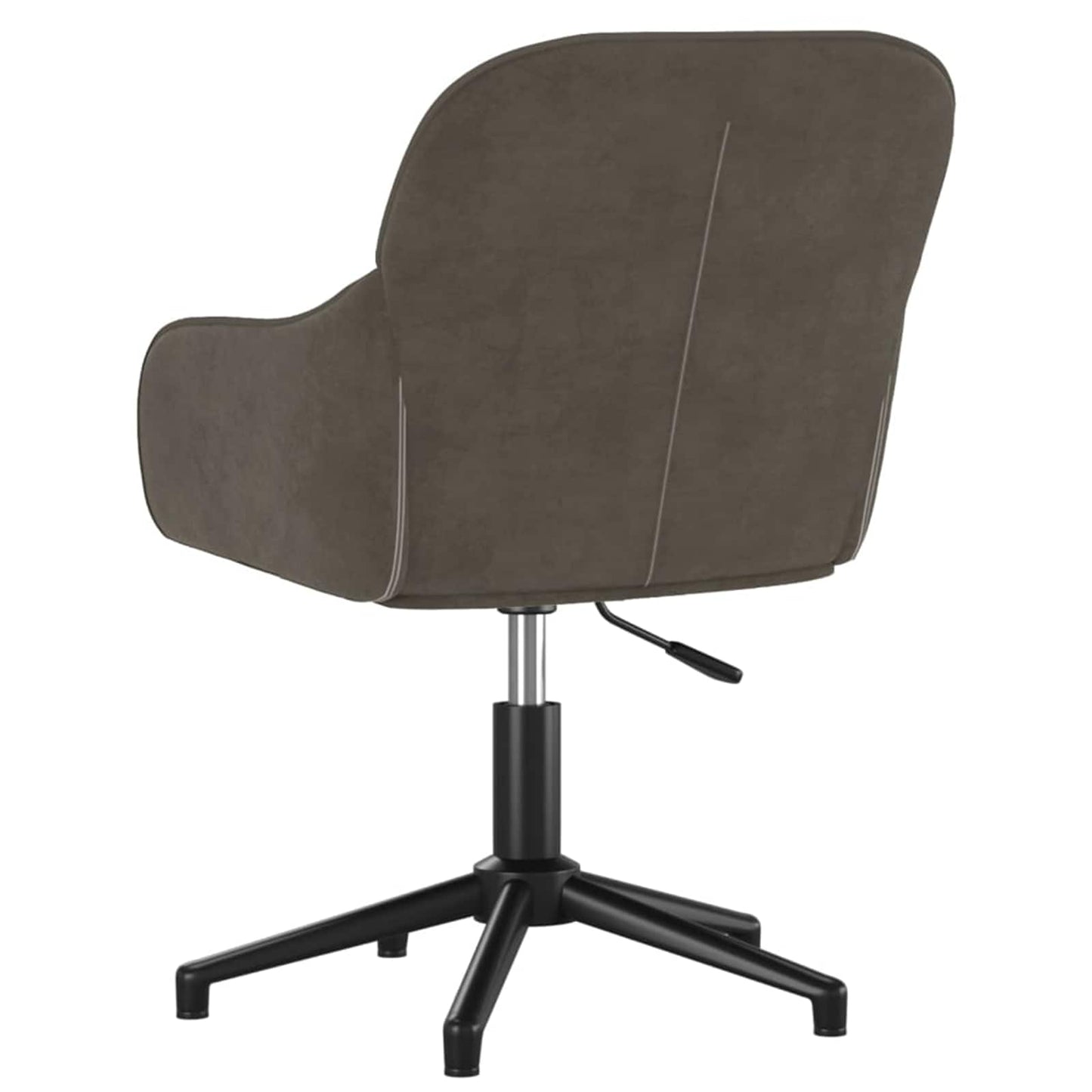 Spisestuestol 2 pcs Mørkegrå 55 x 59,5 x 77 cm Fløyel vidaXL