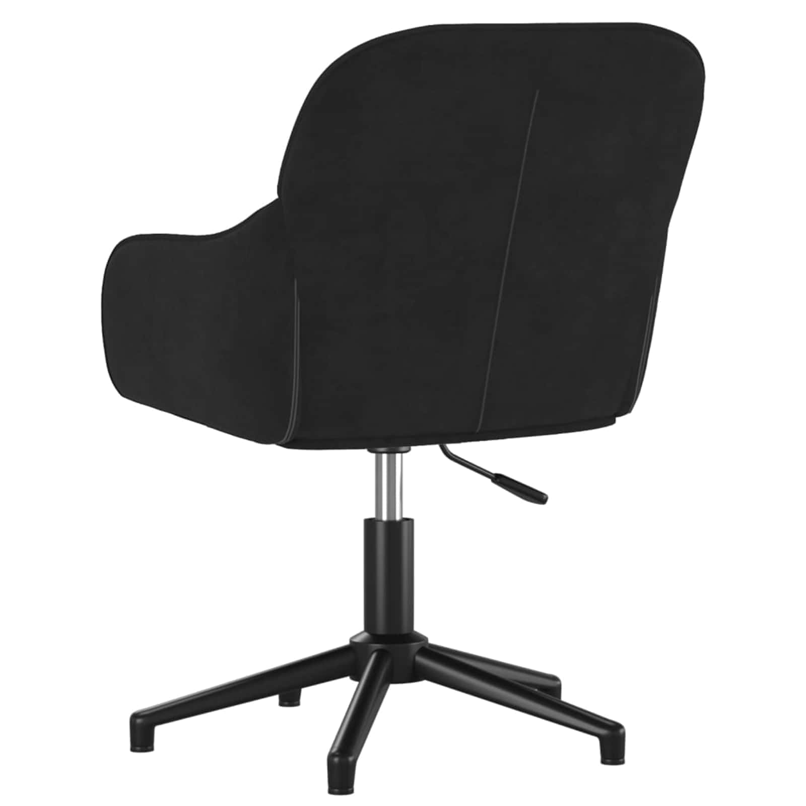 Spisestuestol 2 pcs Svart 55 x 59,5 x 77 cm Fløyel vidaXL