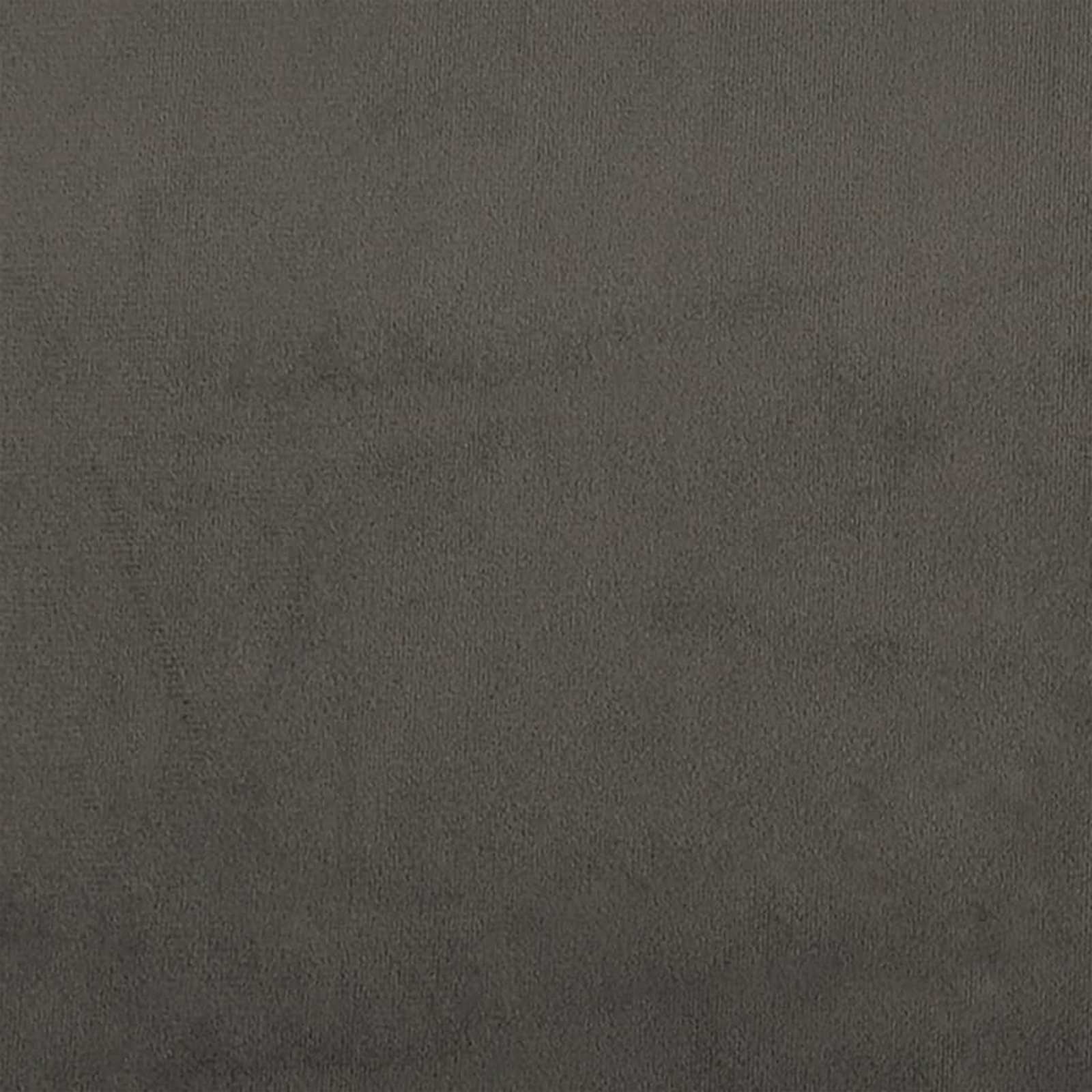 Spisestuestol med hjul 2 pcs Mørkegrå 55 x 59,5 x 77 cm Fløyel vidaXL