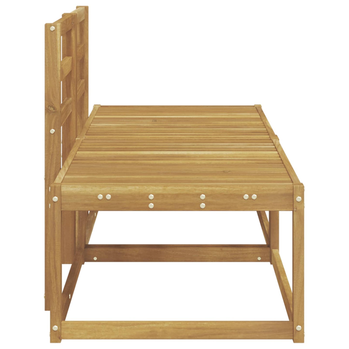 Utendørs End Sofagruppe 2 Stk Hvit 182,5 x 63 x 73 cm