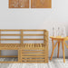 Ute Hjørnesofa Solid akasietre Hvit 63 x 63 x 73 cm