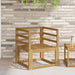 Armlen modulen 2 pcs Hvit 59 x 4 x 73 cm Solid akasietre
