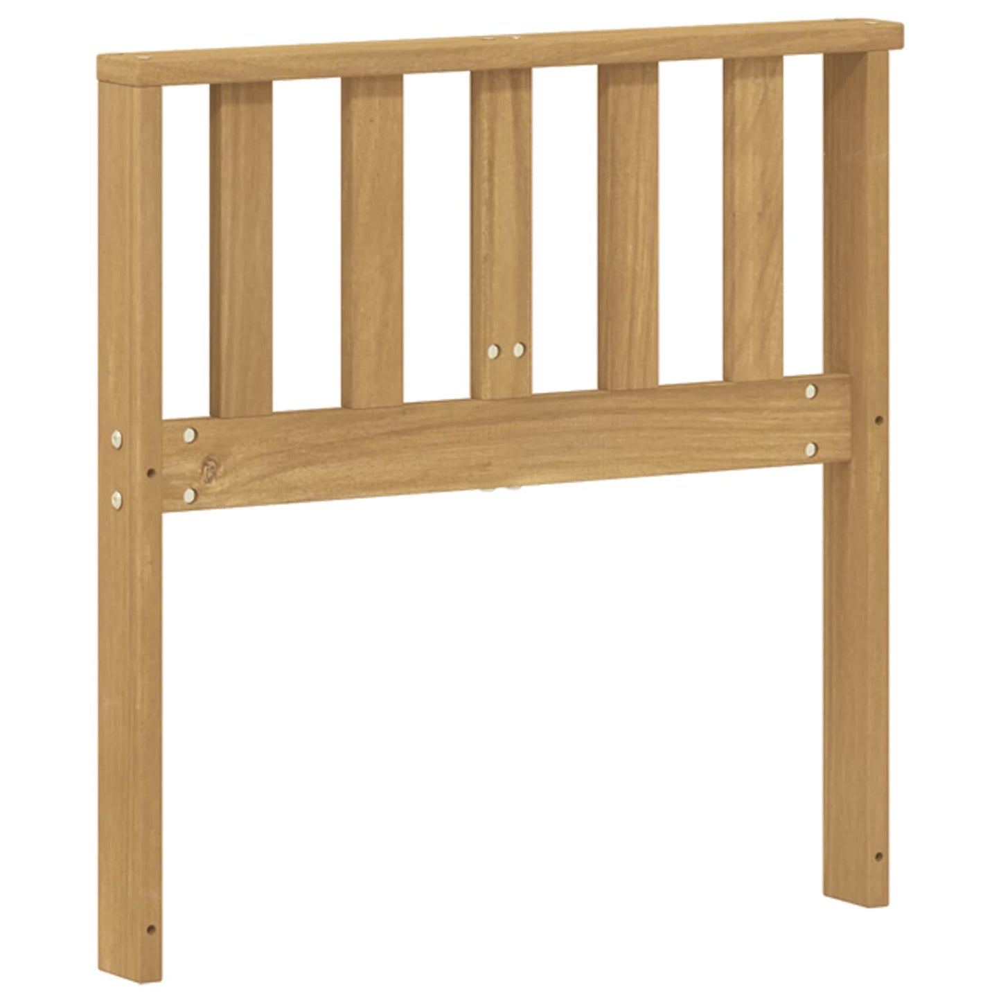 Armlene Modul 2 pcs Hvit 60 x 6 x 61 cm Solid akasietre