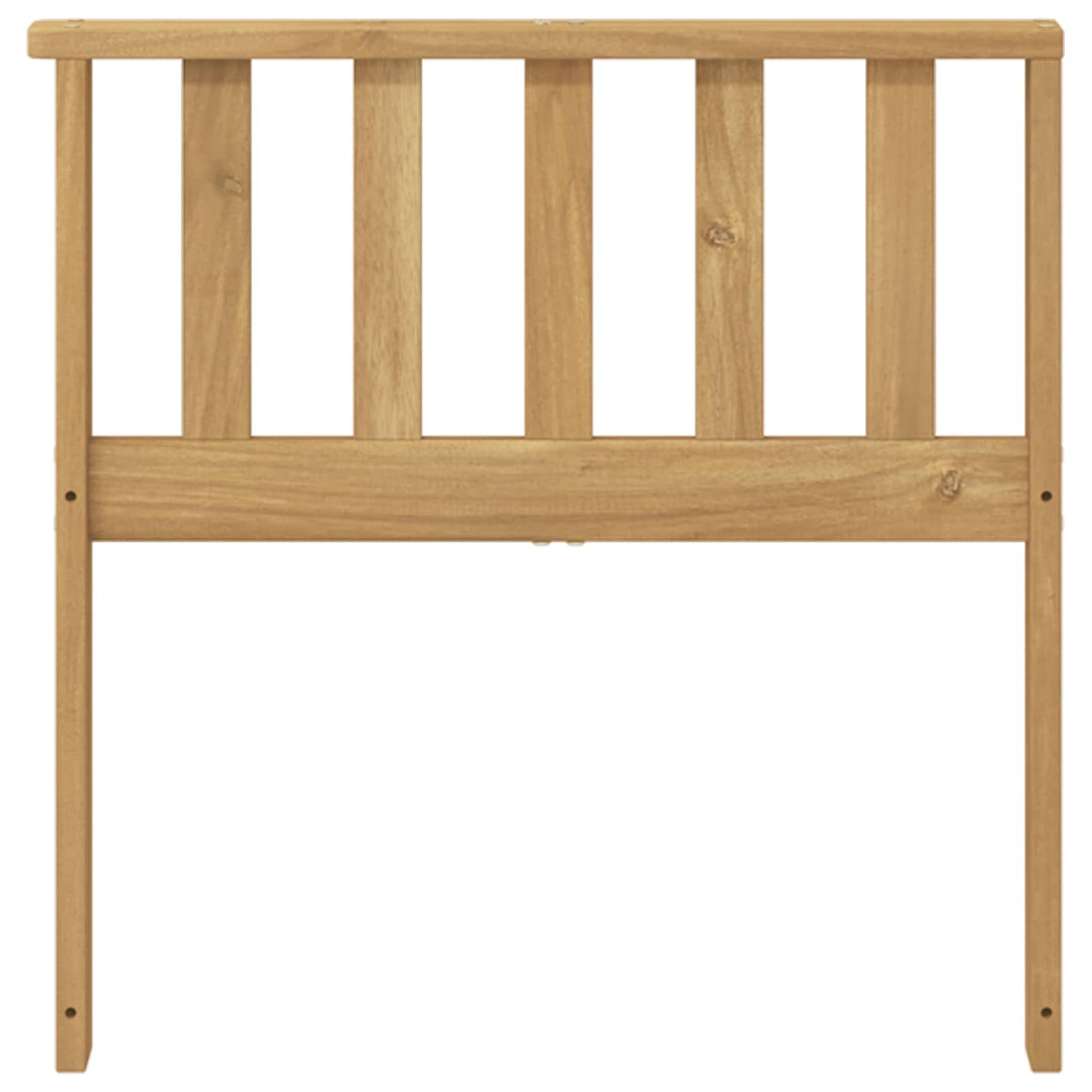 Armlene Modul 2 pcs Hvit 60 x 6 x 61 cm Solid akasietre
