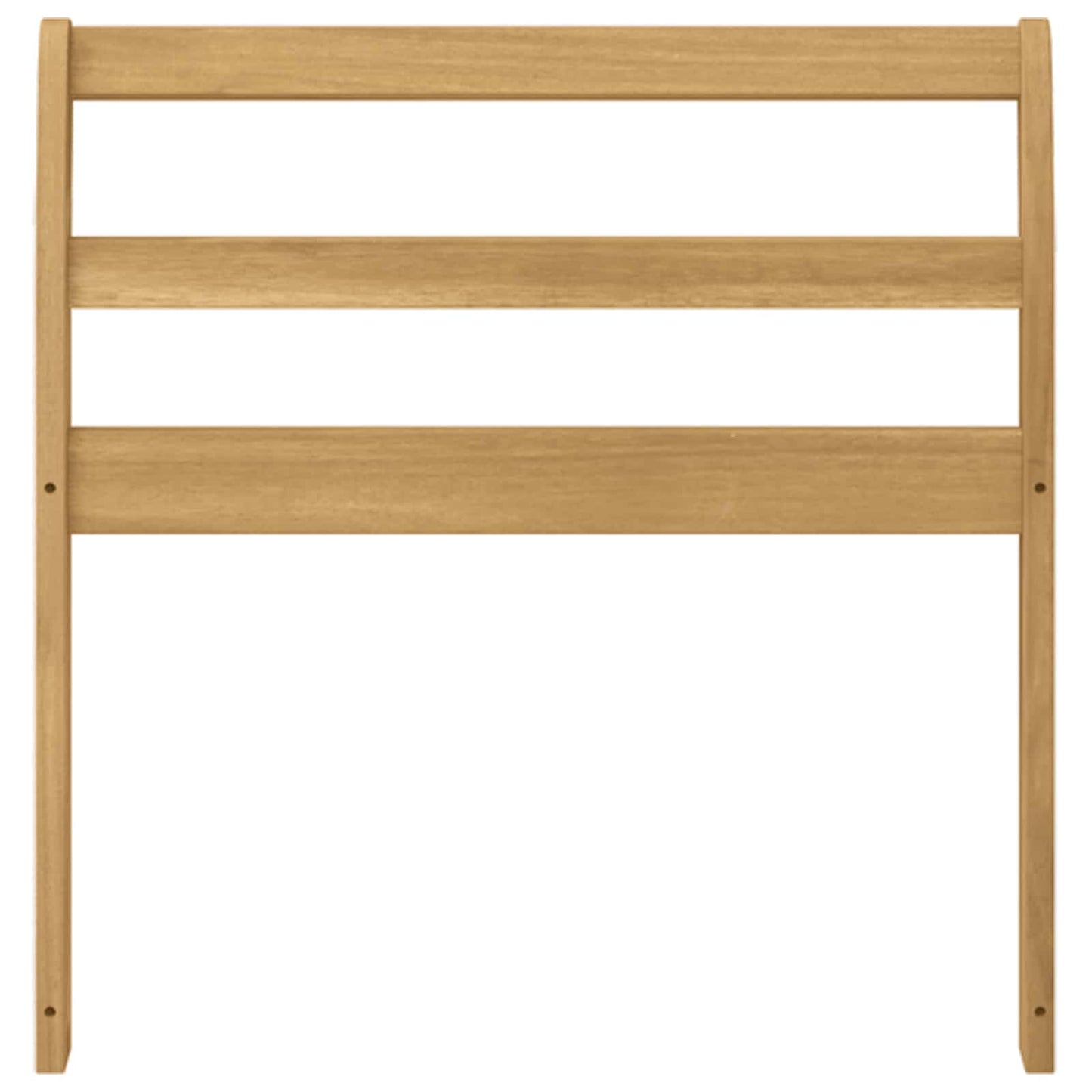 Armlene Modul 2 pcs Hvit 58,5 x 8,5 x 60 cm Solid akasietre