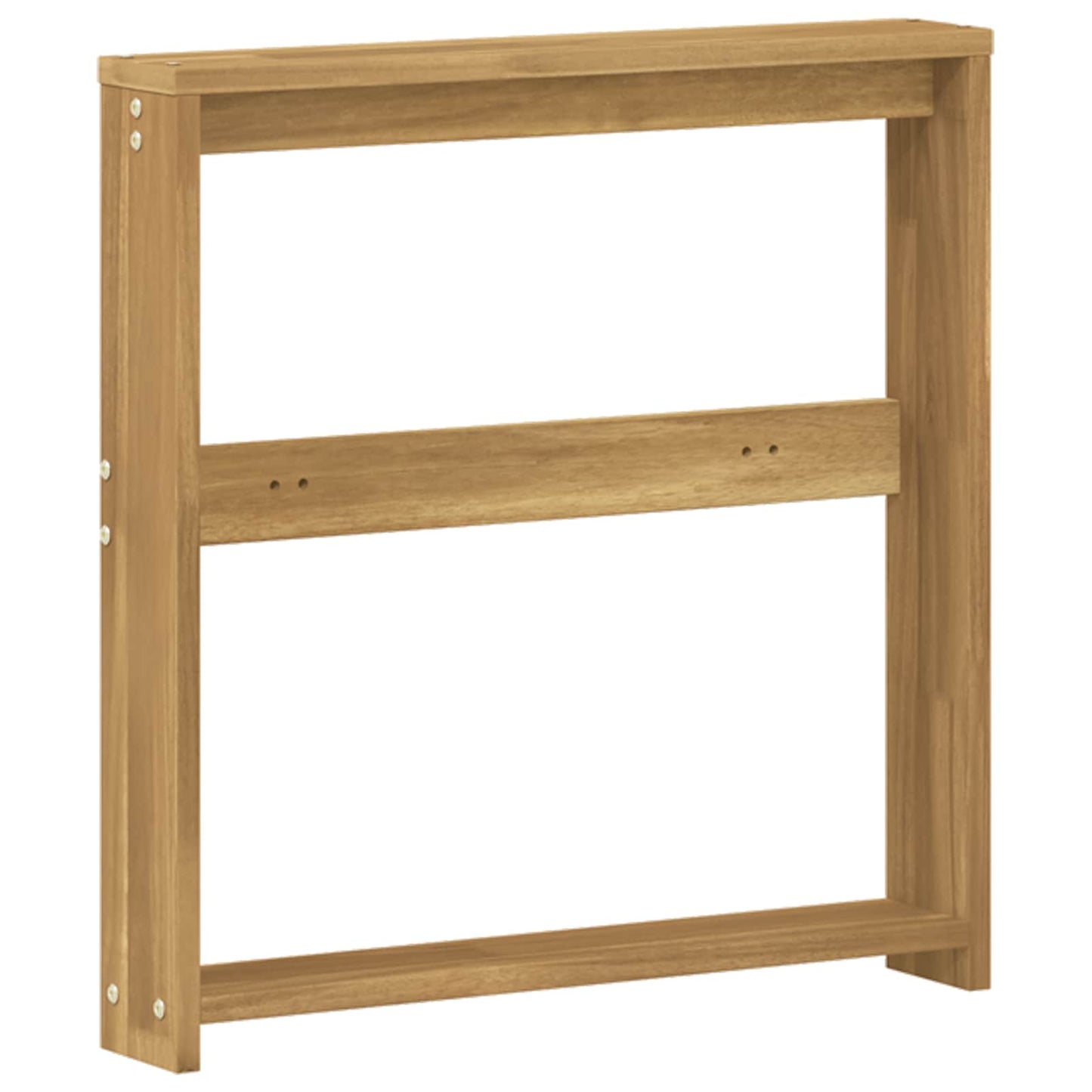 Armlene Modul 2 pcs Hvit 58,5 x 10 x 61 cm Solid akasietre