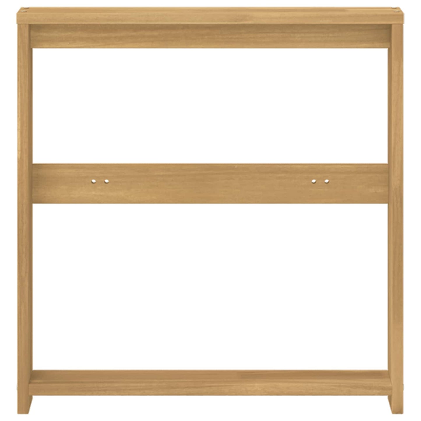 Armlene Modul 2 pcs Hvit 58,5 x 10 x 61 cm Solid akasietre