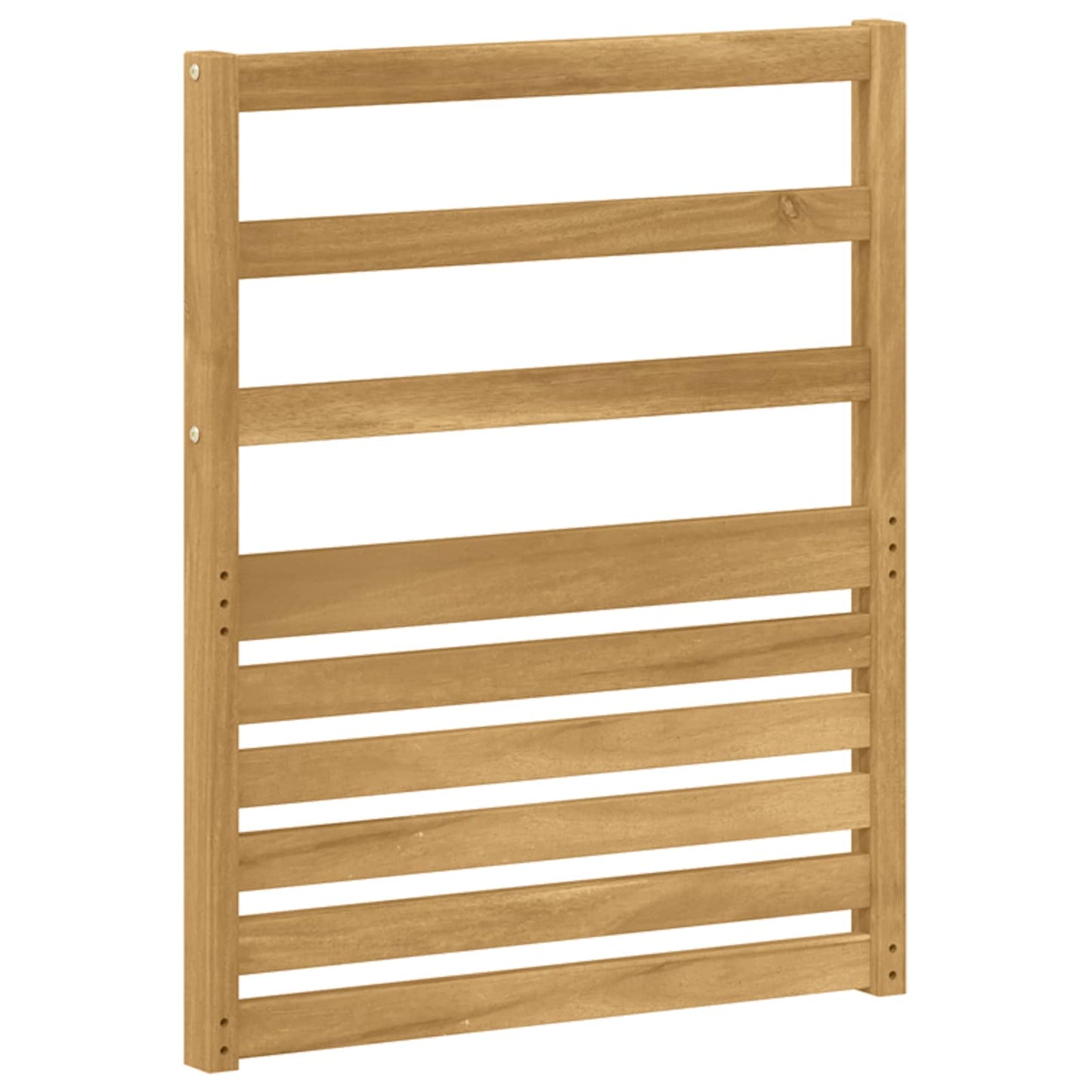 Armlene Modul 2 pcs Hvit 59 x 4 x 73 cm Solid akasietre