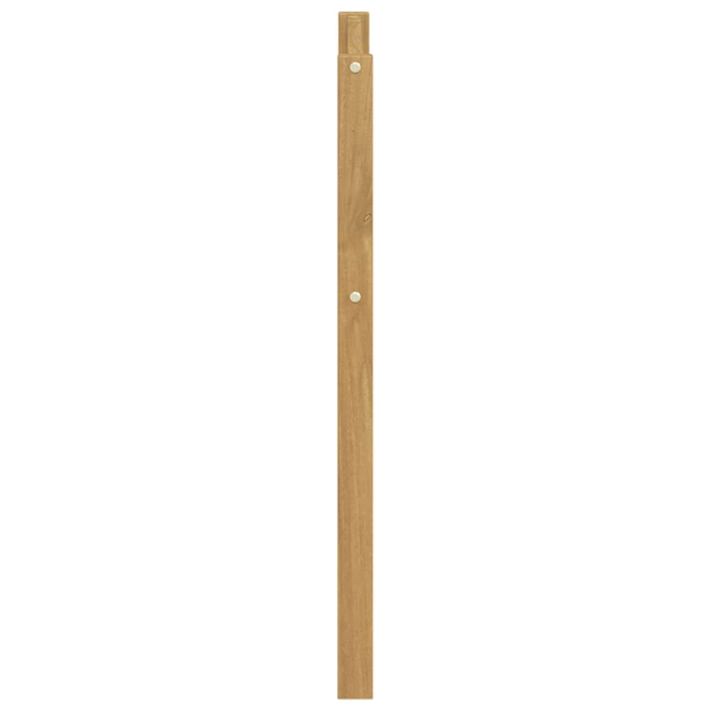 Armlene Modul 2 pcs Hvit 59 x 4 x 73 cm Solid akasietre