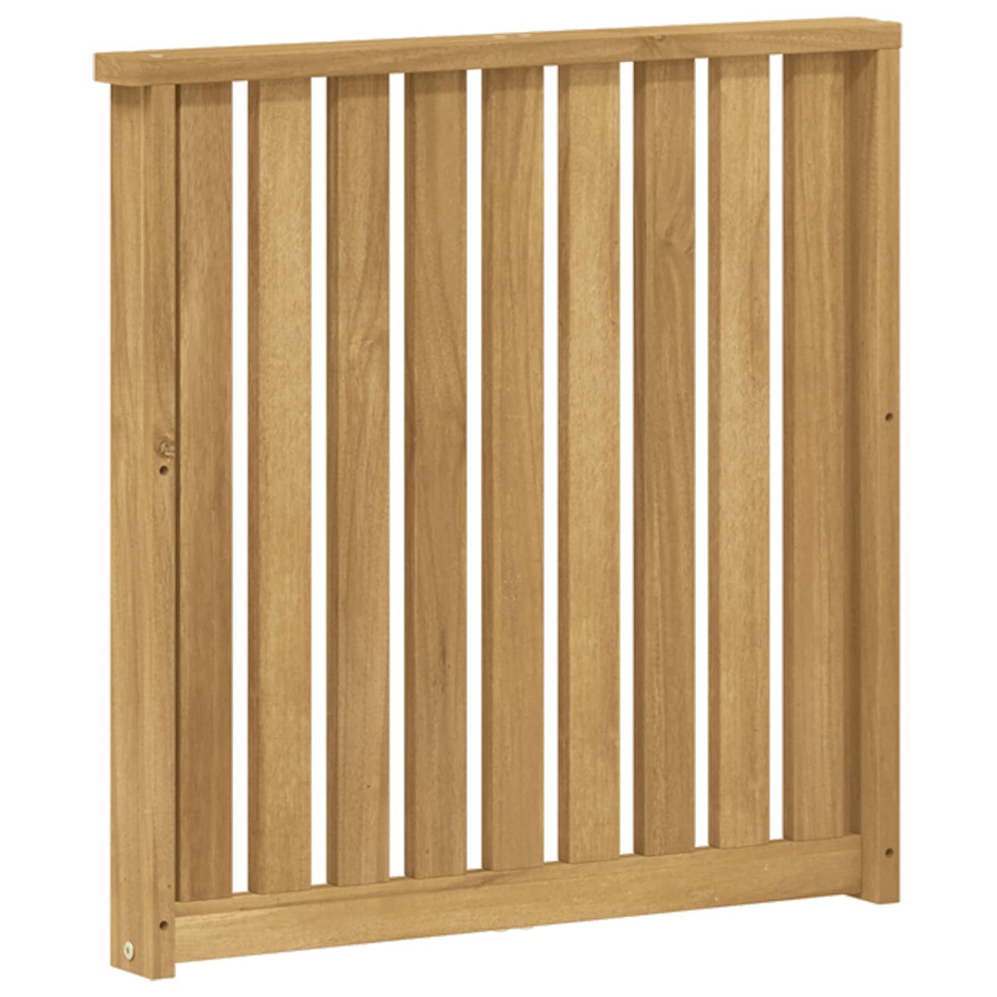 Armlene Modul 2 pcs Hvit 60 x 6 x 61 cm Solid akasietre